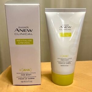 NIB Avon Anew Clinical Revitalize and Reveal Resurfacing Body Lotion with AHA